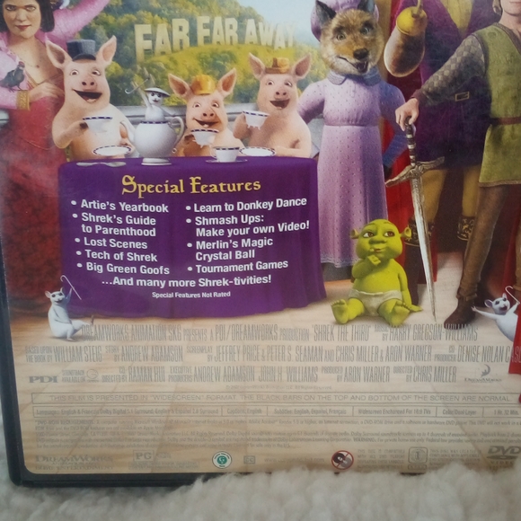 DVD - G - SHREK THE THIRD - Picture 3 of 3